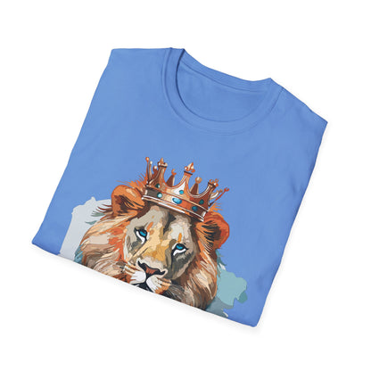 Lion Shirt Unisex Animal Tee Gildan Softstyle 64000 100 Percent Ring Spun Cotton