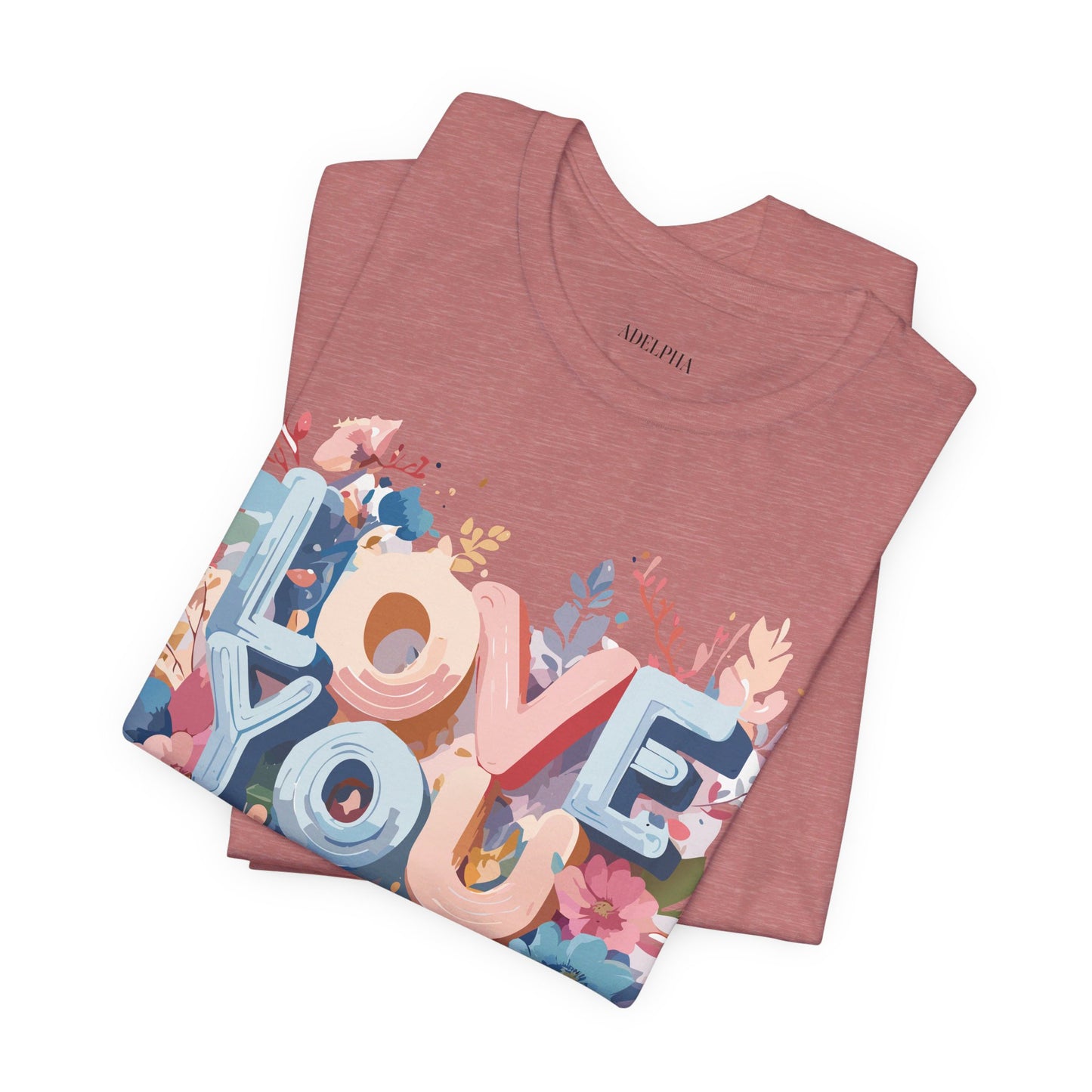 T-shirt en coton naturel - Collection Love story