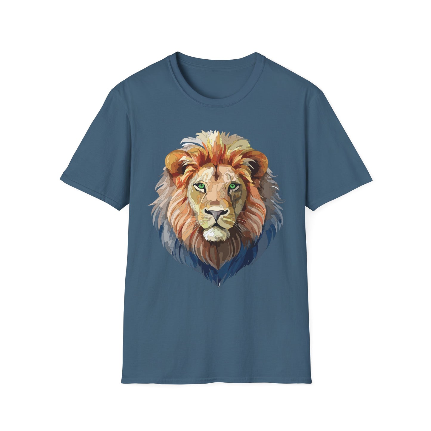 Lion Shirt, Shirt with Lion, Floral Lion Tee, Shirt with Animals