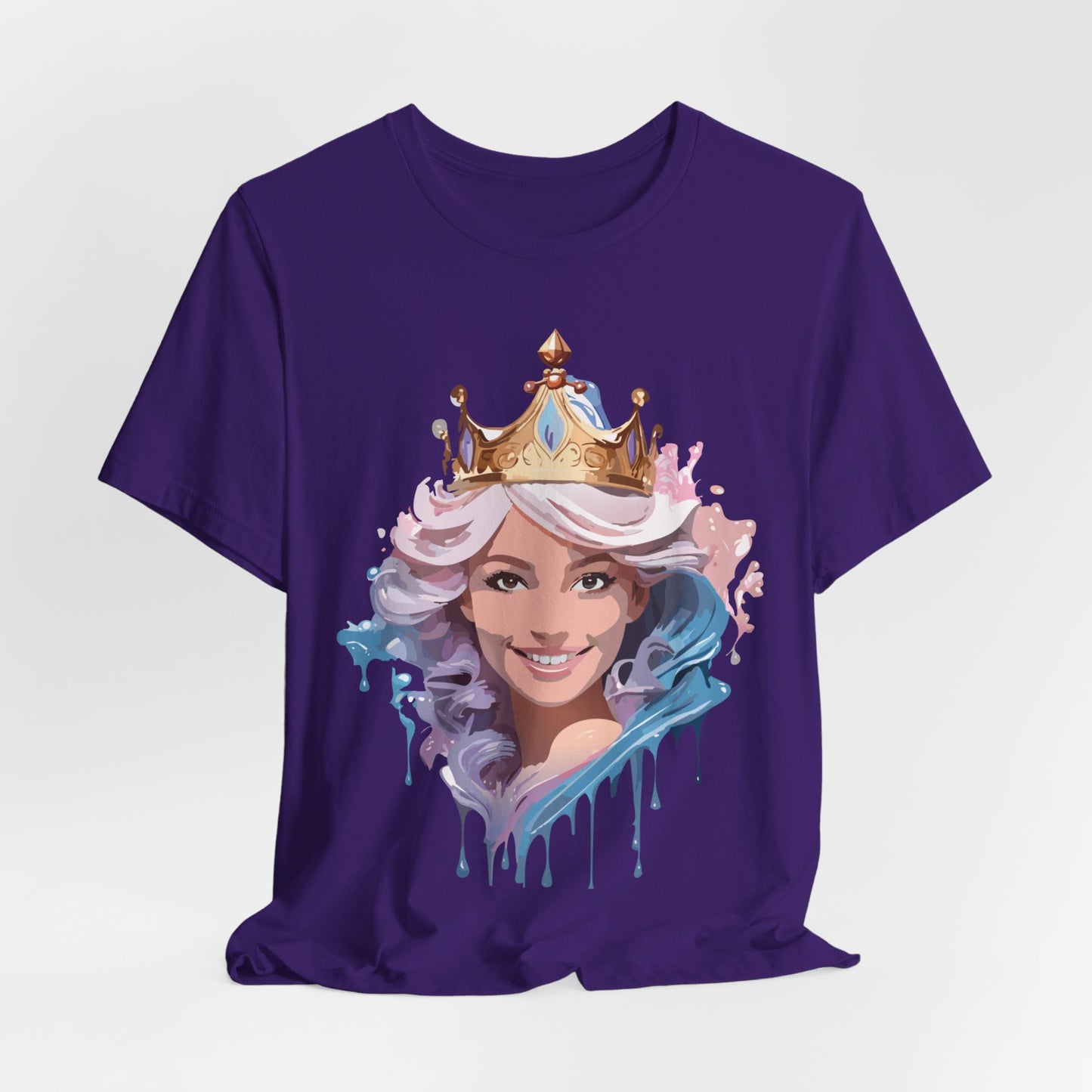 T-Shirt aus natürlicher Baumwolle – Queen Collection