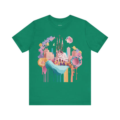 Tourist Shirt, Shirt with Barcelona - ADELPHA
