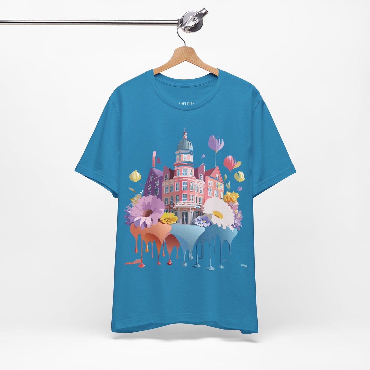 Natural Cotton Tee Shirt - Beautiful Places Collection - Amsterdam