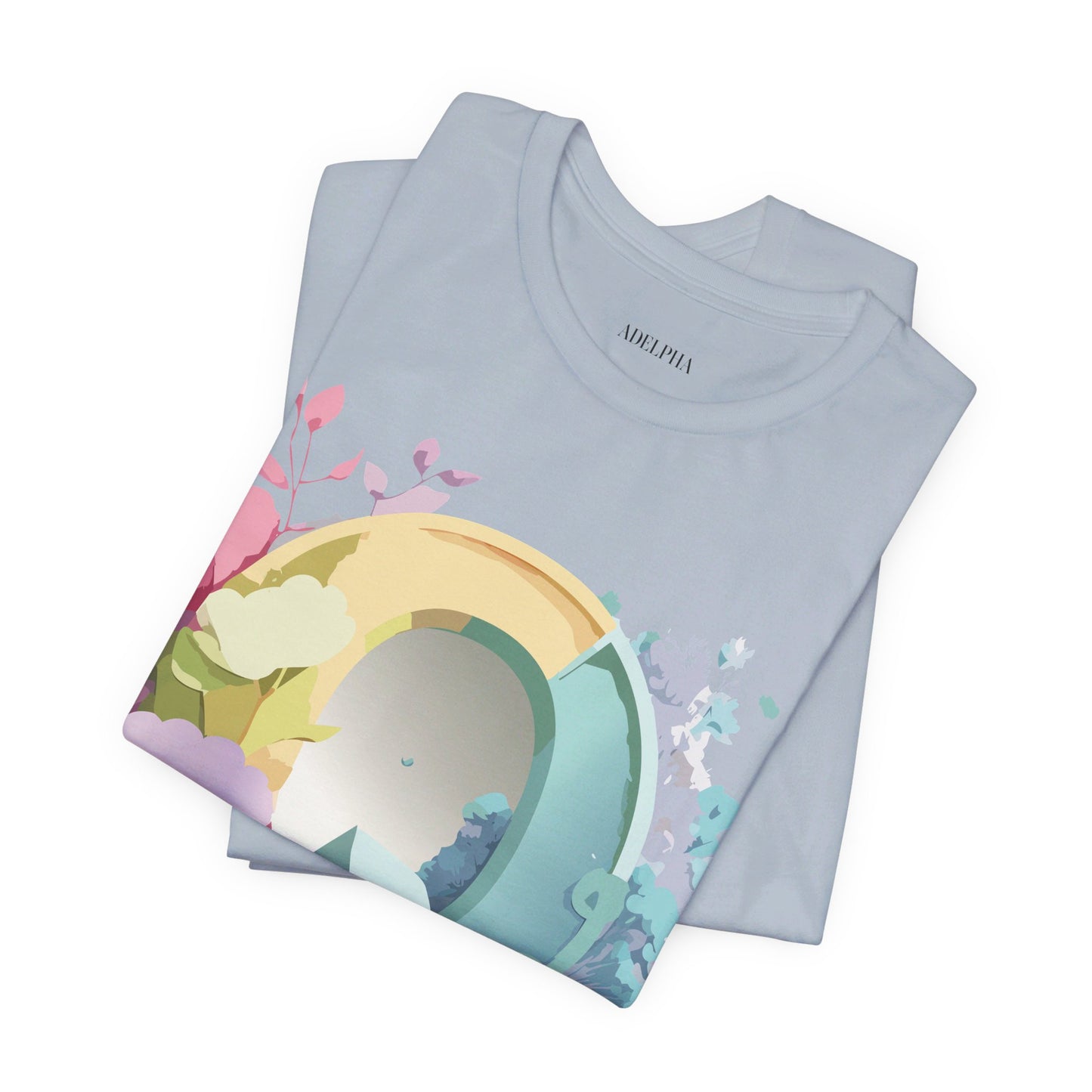 T-shirt en coton naturel - Collection Lettres - Q