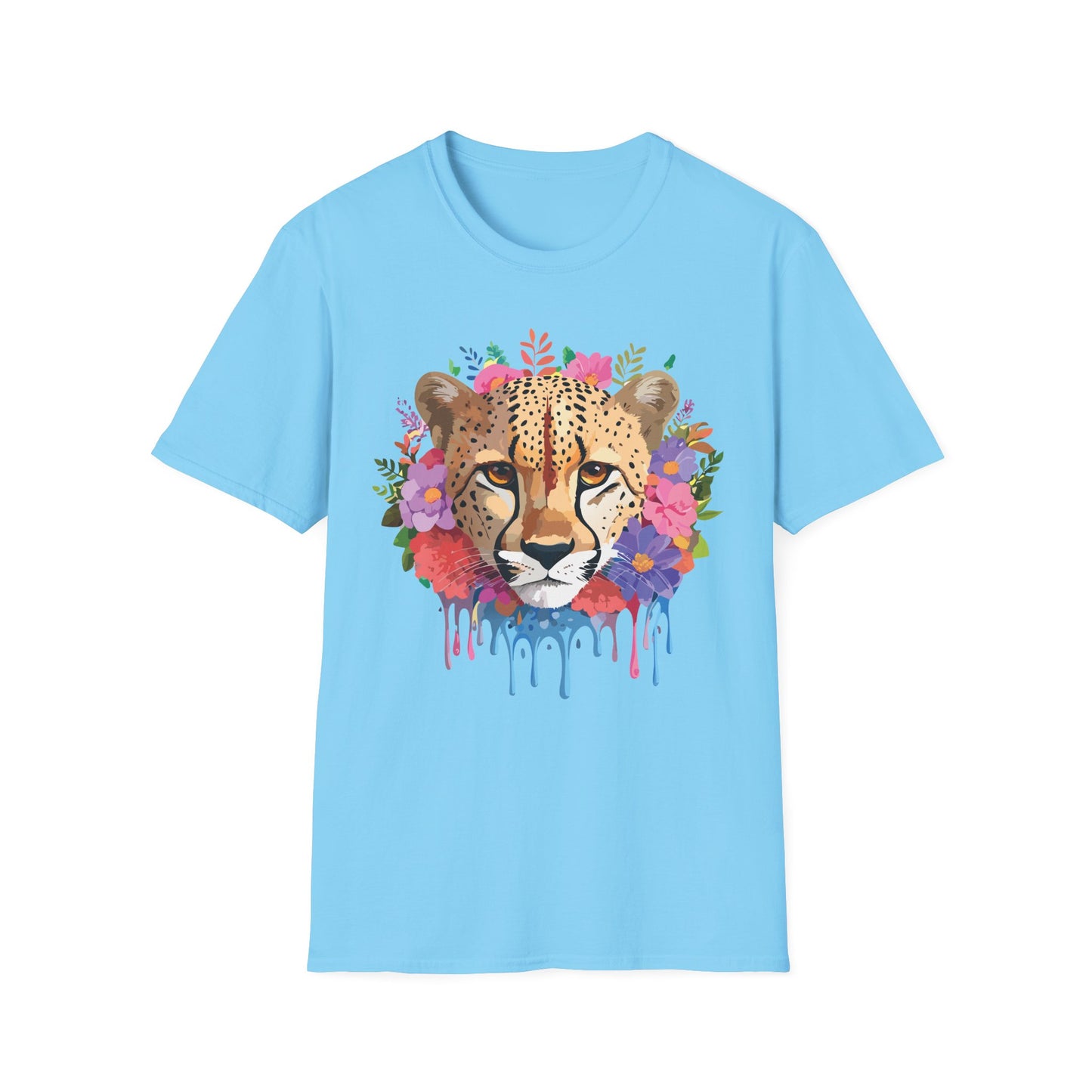 Cheetah Shirt, Shirt with Cheetah, Cheetah Tee, Shirt with Animals