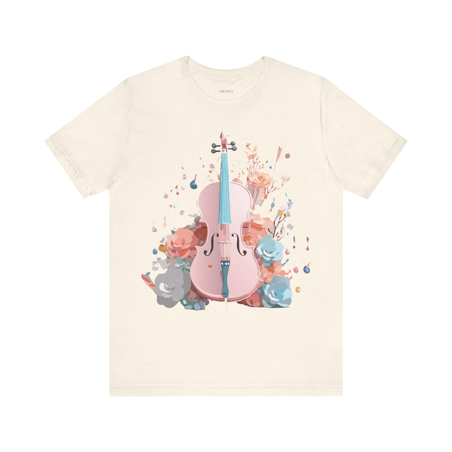 Natural Cotton Tee Shirt - Music collection