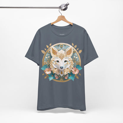 Natural Cotton Tee Shirt - Medallion Collection Printify