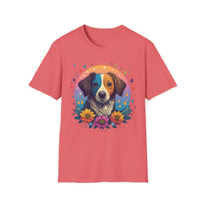 Dog Shirt Unisex Softstyle Tee 100 Percent Cotton Gildan 64000