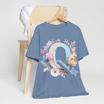 Letter Shirt, Letter Q Shirt - ADELPHA