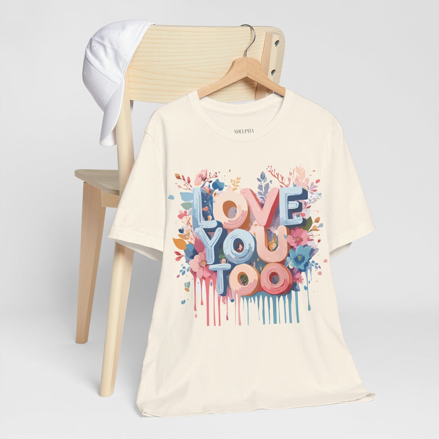 T-Shirt aus natürlicher Baumwolle – Love Story-Kollektion