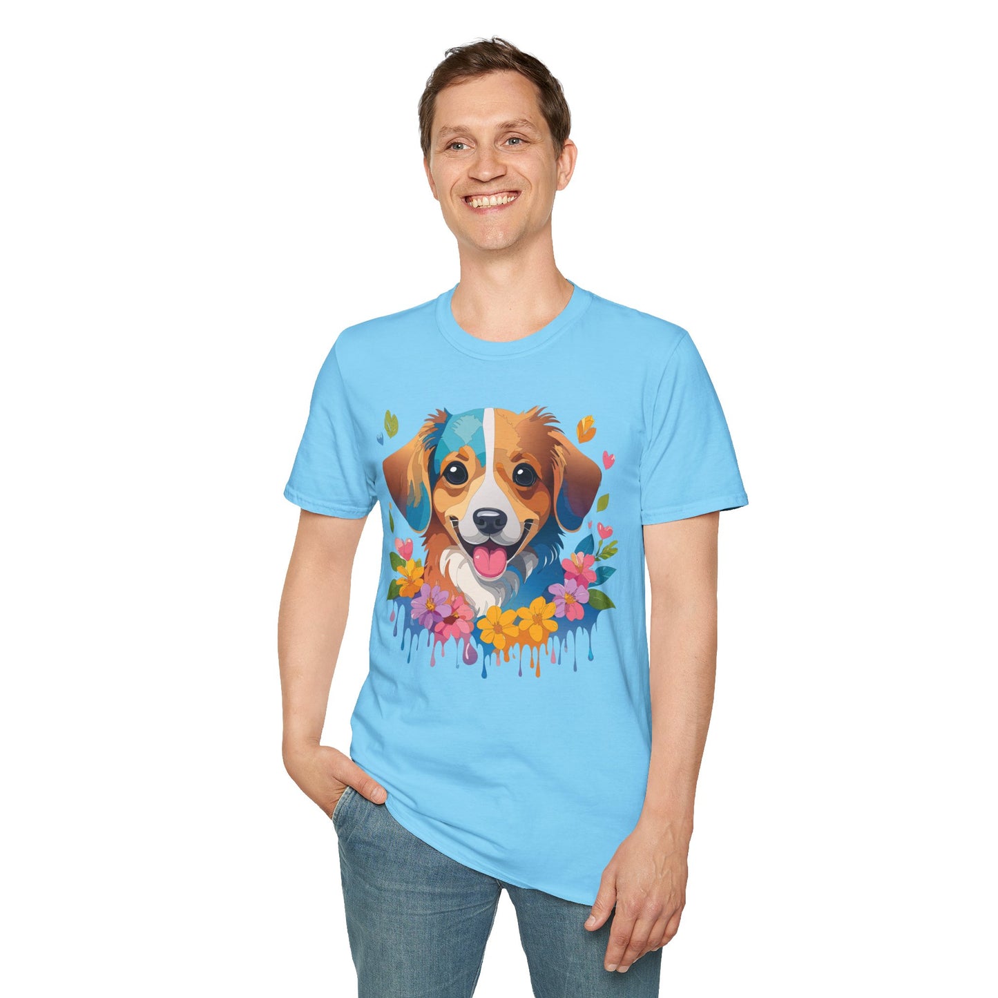 Dog Shirt, Shirt with Dog, Animal Tee, Shirt with Animals