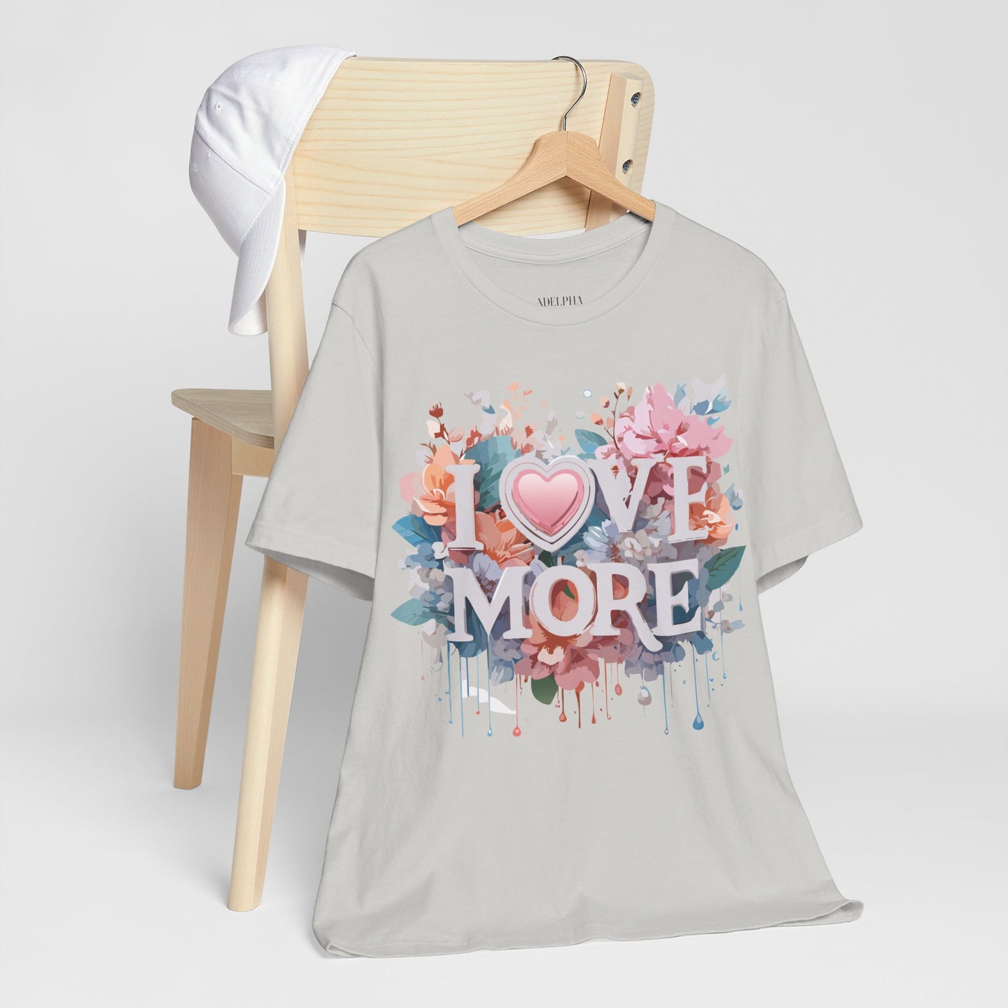 T-Shirt aus natürlicher Baumwolle – Love Story-Kollektion