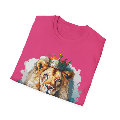 Lion Shirt Unisex Animal Tee Softstyle 64000 100 Percent Ring Spun Cotton