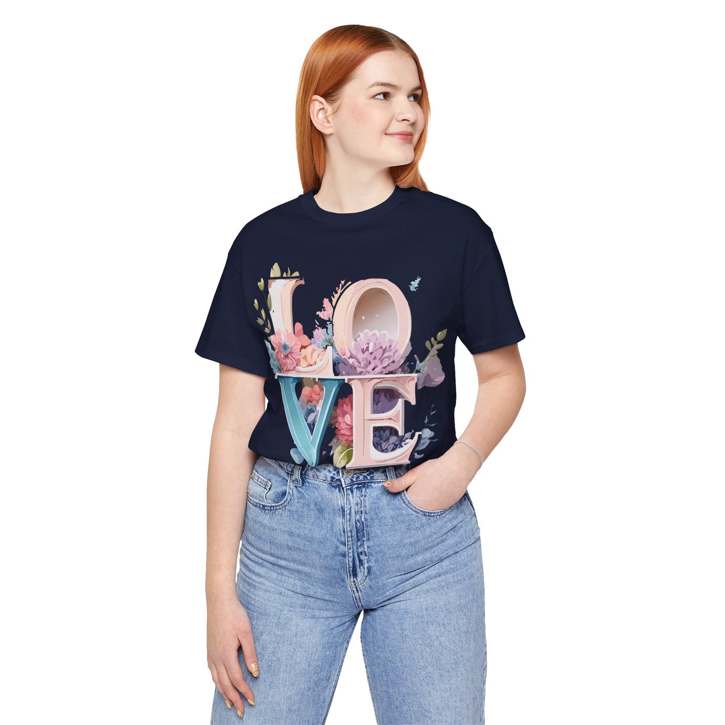 T-Shirt aus natürlicher Baumwolle – Love Story Collection