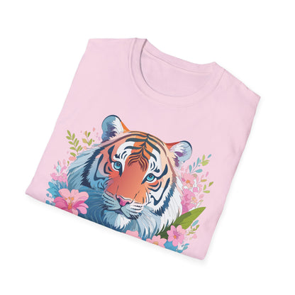 Unisex Tiger Shirt Gildan Softstyle 64000 Cotton Tee Everyday Comfort