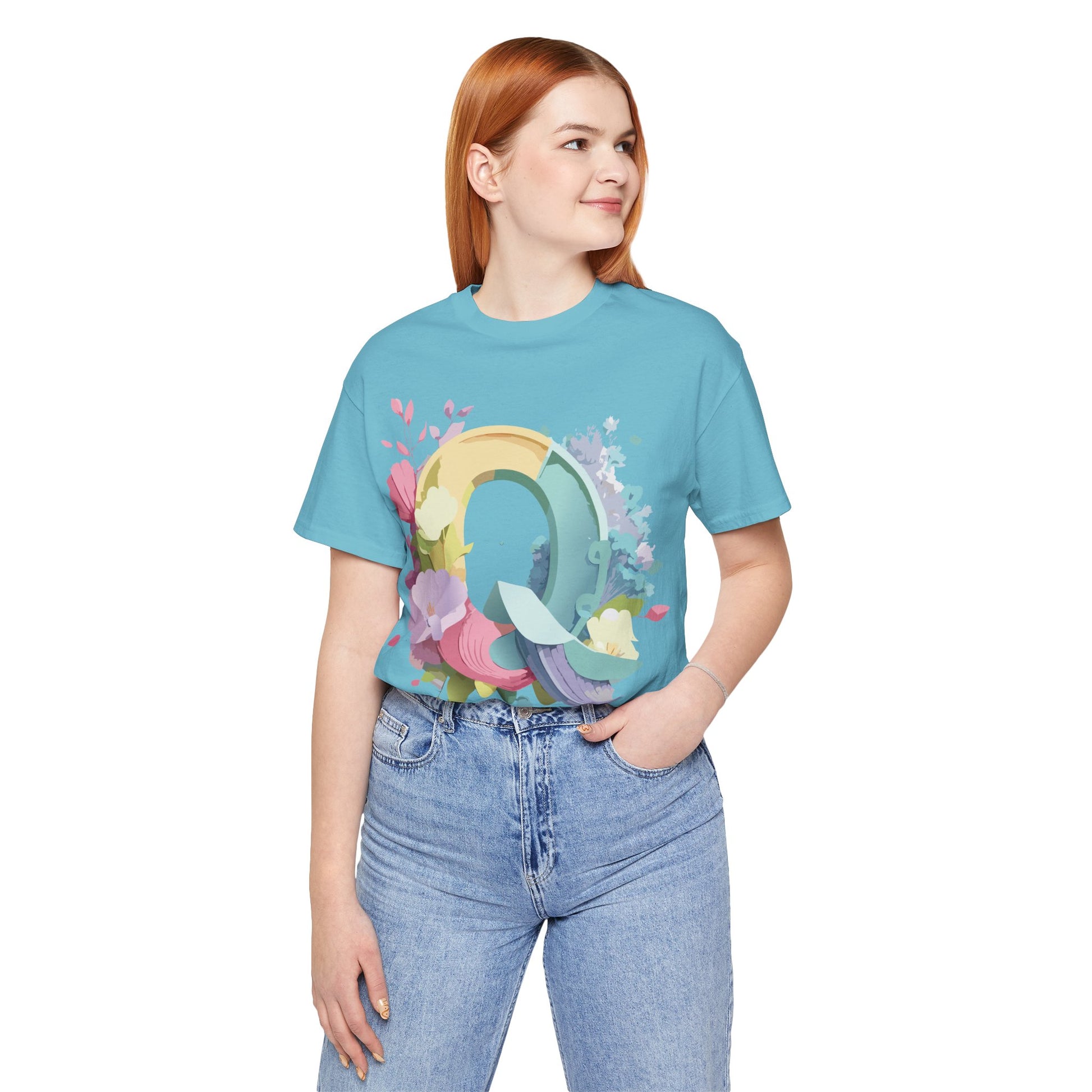 Letter Shirt, Letter Q Shirt - ADELPHA