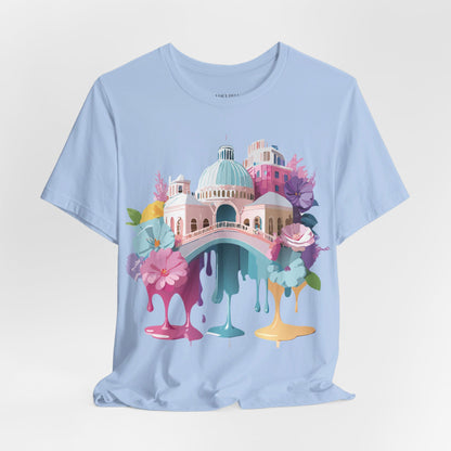 Natural Cotton Tee Shirt - Beautiful Places Collection - Venice Printify