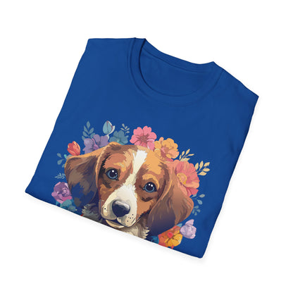 Unisex Dog Shirt Animal Print Tee Gildan Softstyle 64000 Cotton