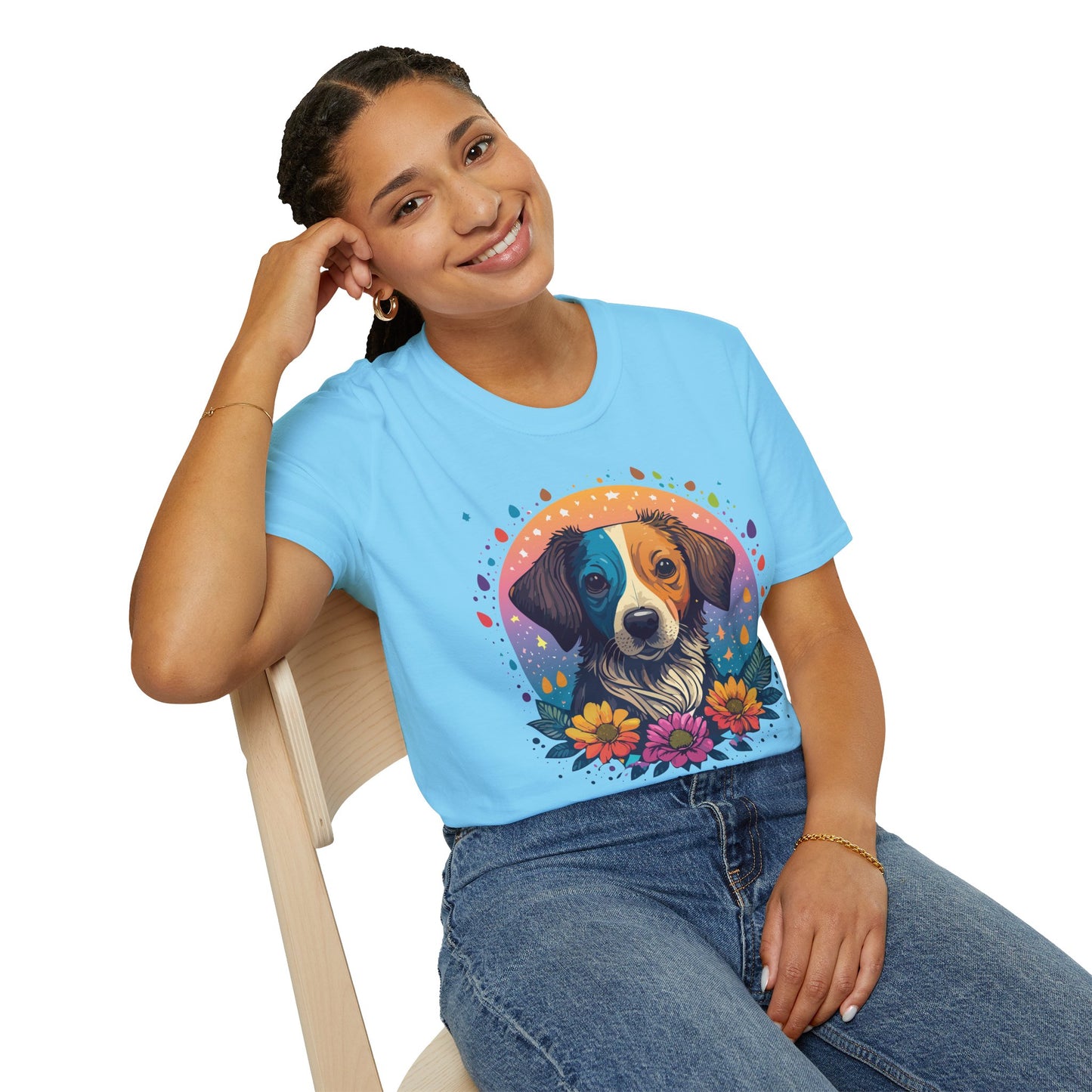 Dog Shirt, Shirt with Dog, Animal Tee, Shirt with Animals