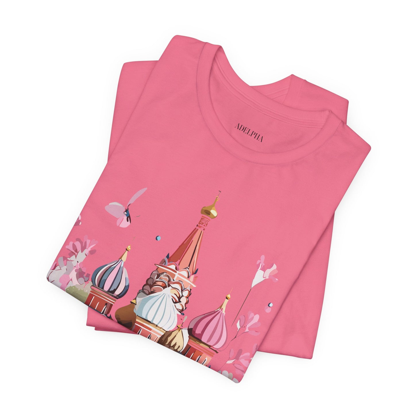 Natural Cotton Tee Shirt - Beautiful Places Collection - Moscow