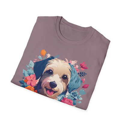 Dog Shirt Unisex Animal Tee Made From 100 Percent Ring Spun Cotton