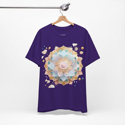Natural Cotton Tee Shirt - Medallion Collection Printify