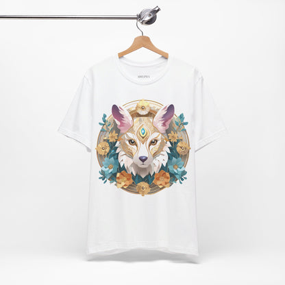Natural Cotton Tee Shirt - Medallion Collection Printify