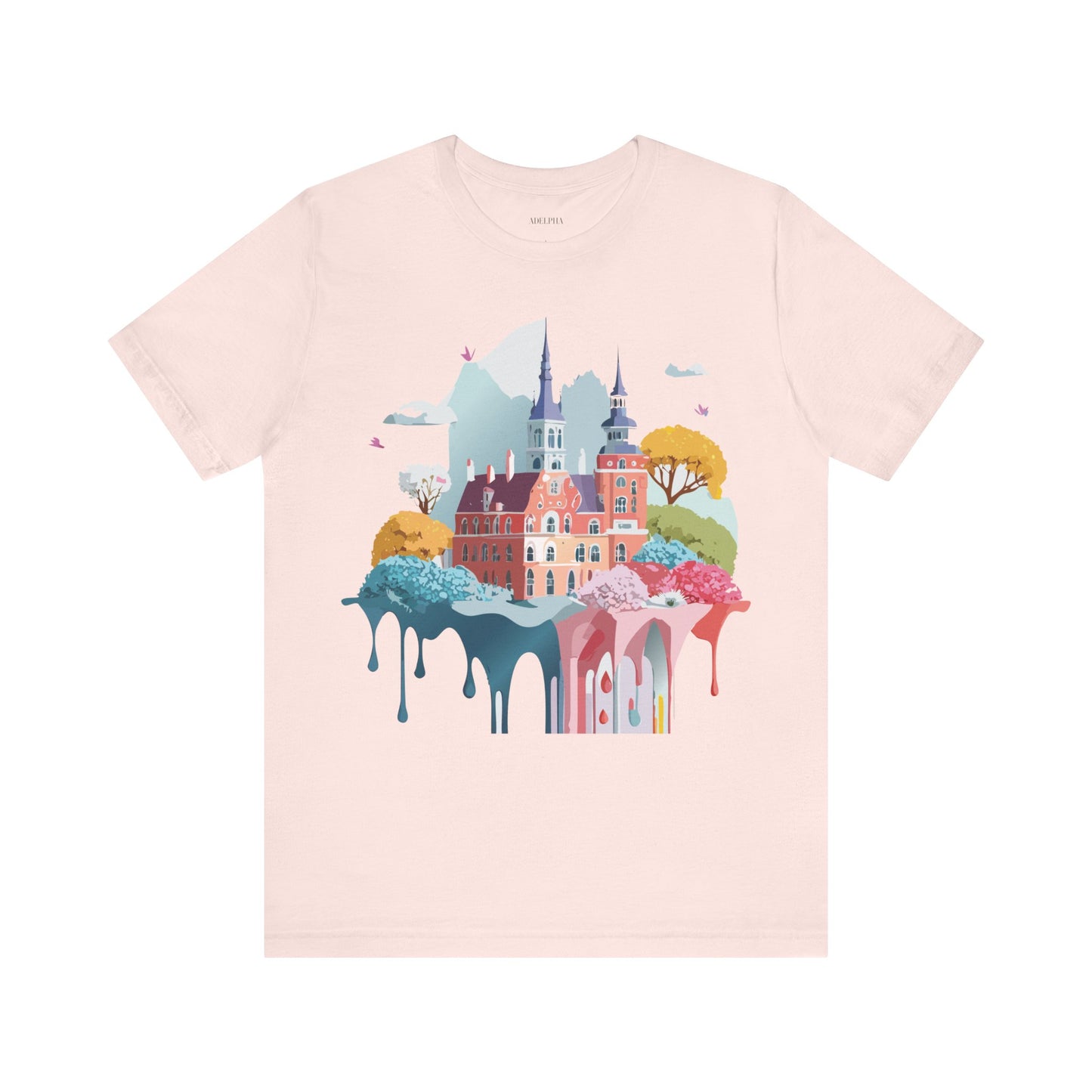 Natural Cotton Tee Shirt - Beautiful Places Collection - Warnemünde and Rostock - Germany