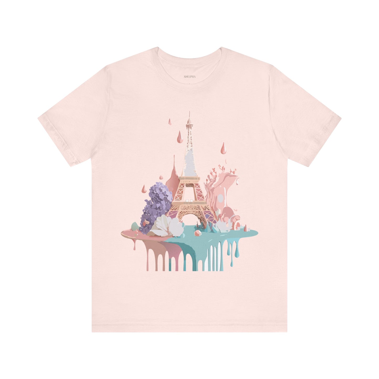 Natural Cotton Tee Shirt - Beautiful Places Collection - Paris