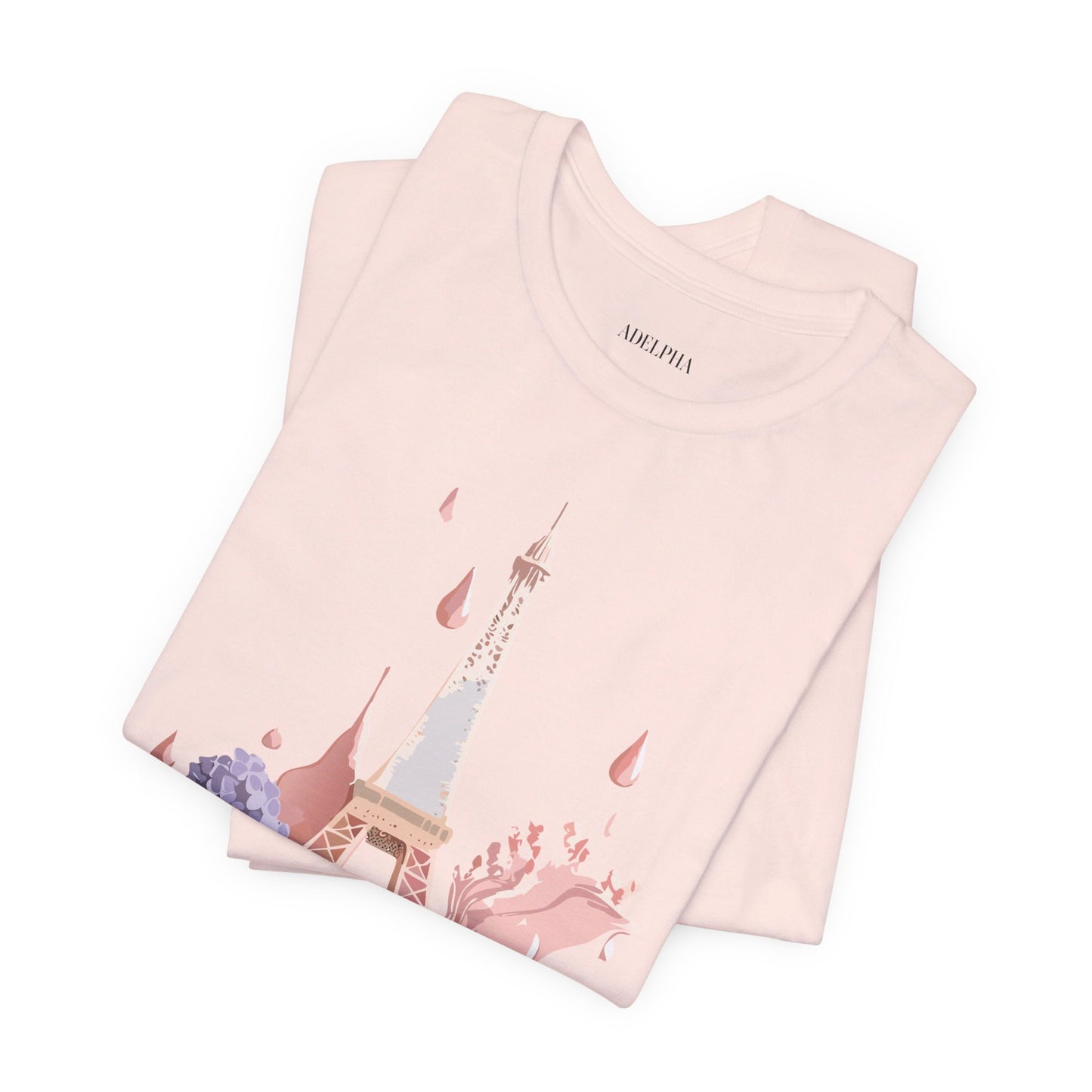 Natural Cotton Tee Shirt - Beautiful Places Collection - Paris