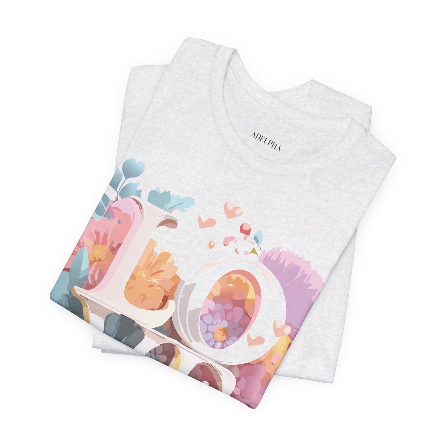 T-shirt en coton naturel - Collection Love story