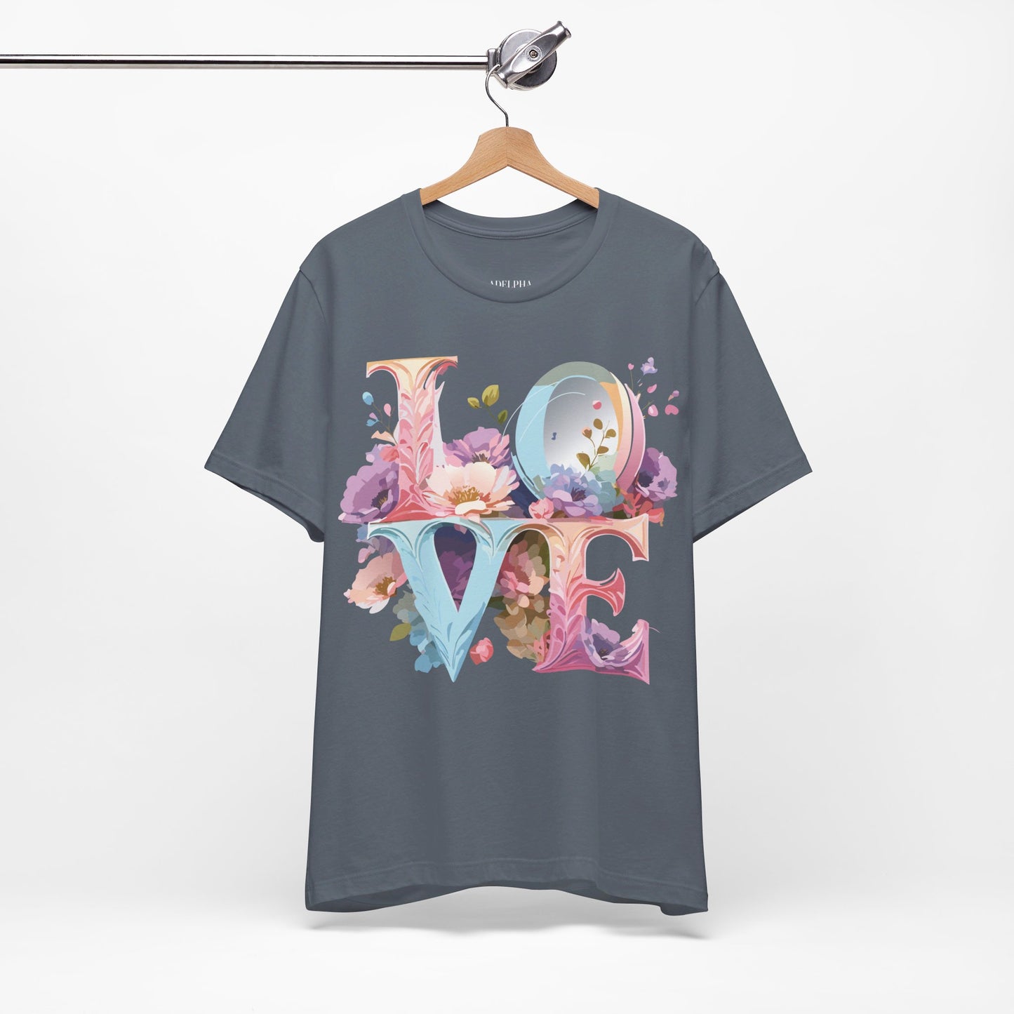 T-Shirt aus natürlicher Baumwolle – Love Story Collection