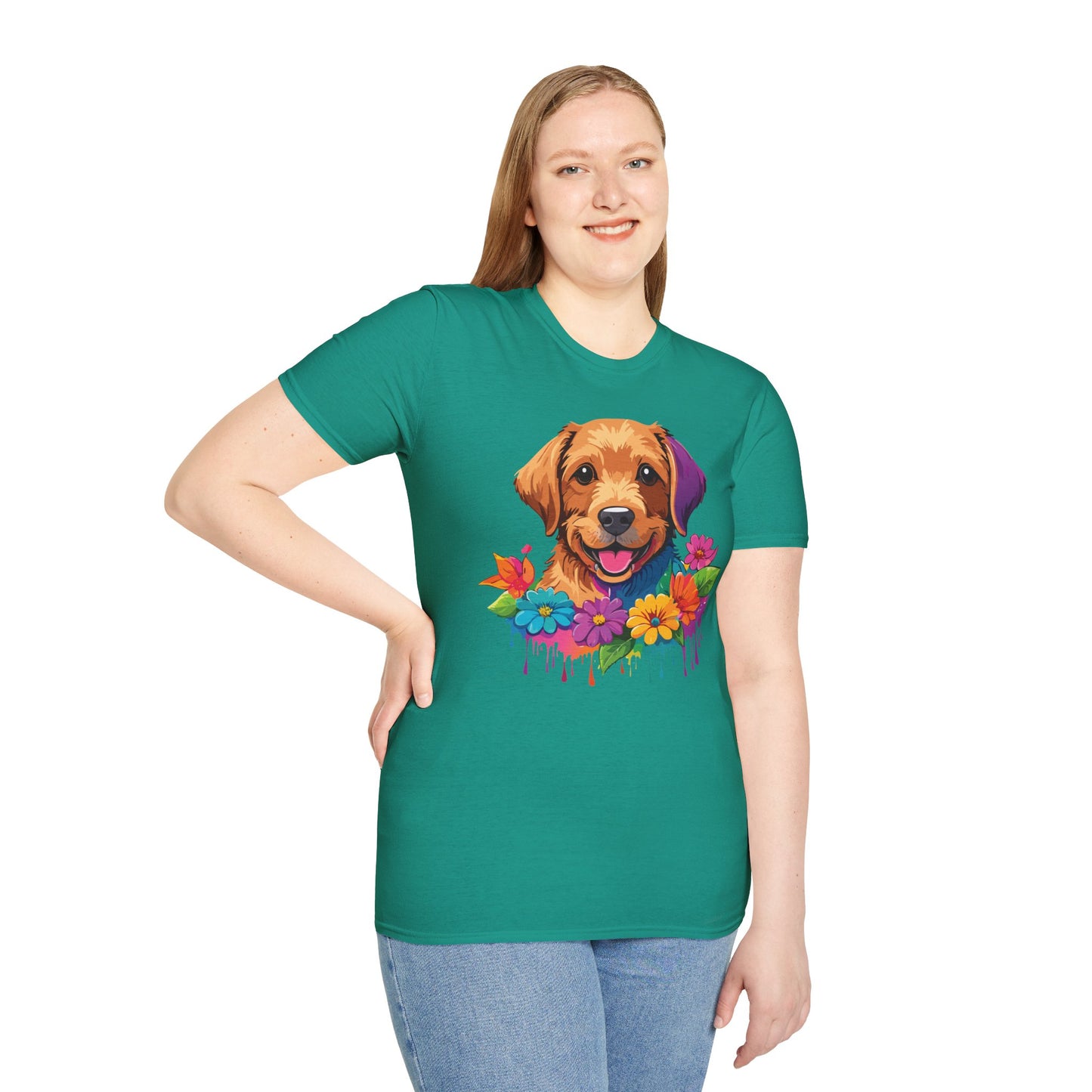 Dog Shirt, Shirt with Dog, Animal Tee, Shirt with Animals
