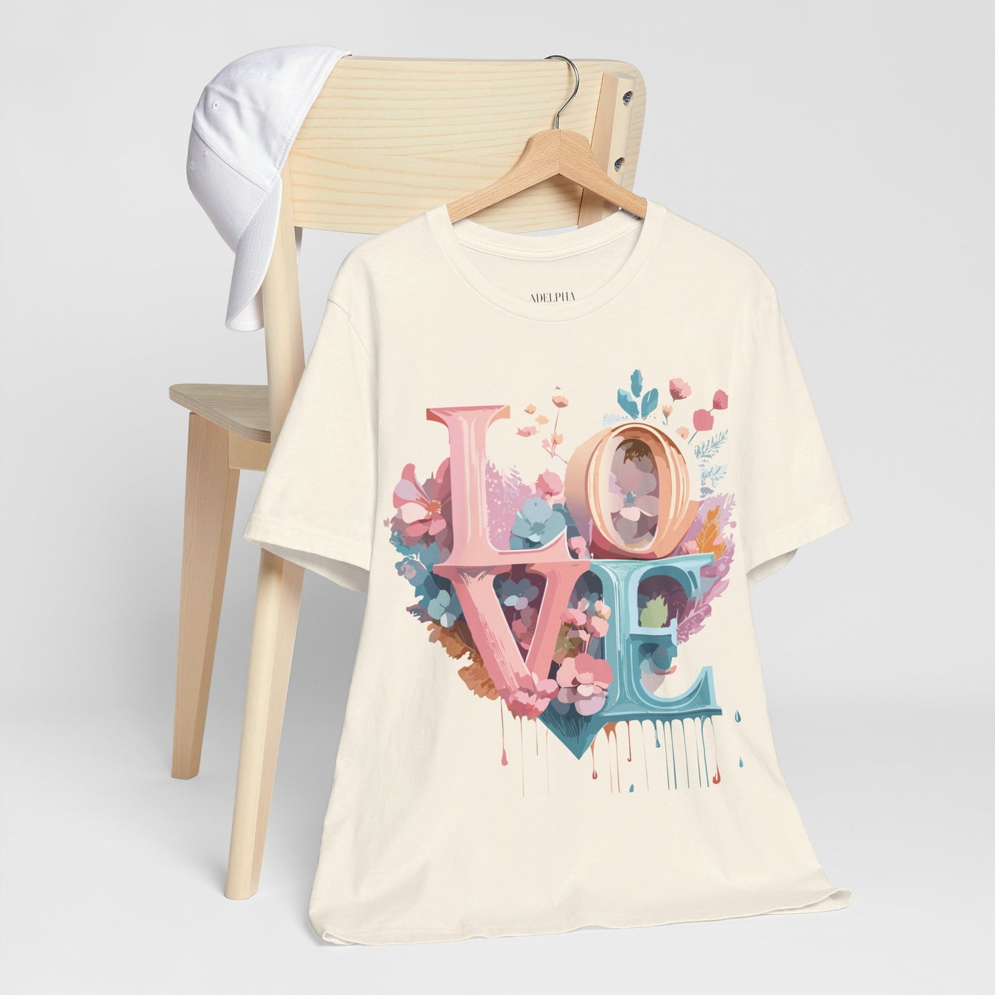 Natural Cotton Tee Shirt - Love story Collection