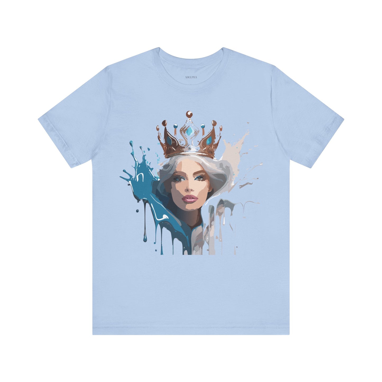 T-Shirt aus natürlicher Baumwolle – Queen Collection