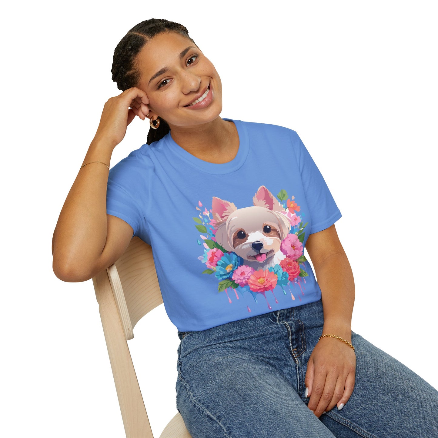 Dog Shirt, Shirt with Dog, Animal Tee, Shirt with Animals