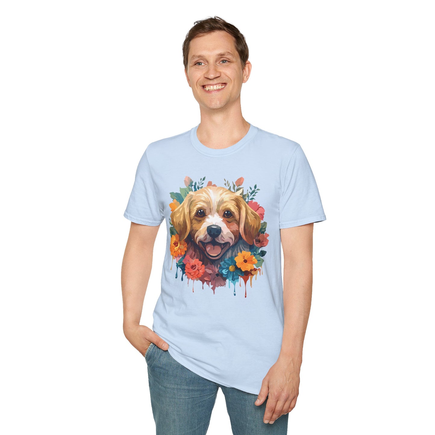 Dog Shirt, Shirt with Dog, Animal Tee, Shirt with Animals