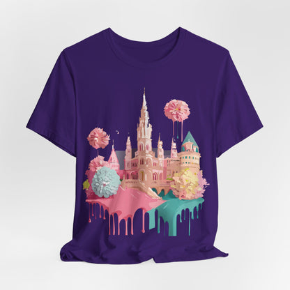 Natural Cotton Tee Shirt - Beautiful Places Collection - Vienna Printify