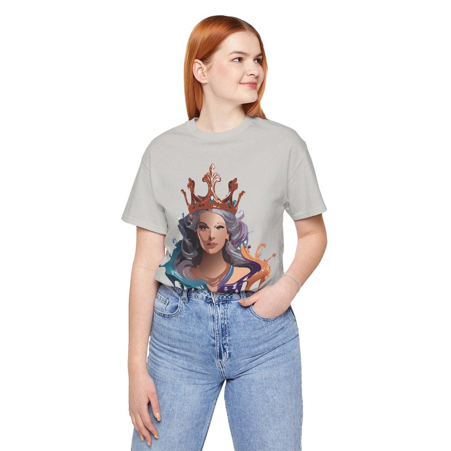 Natural Cotton Tee Shirt - Queen Collection