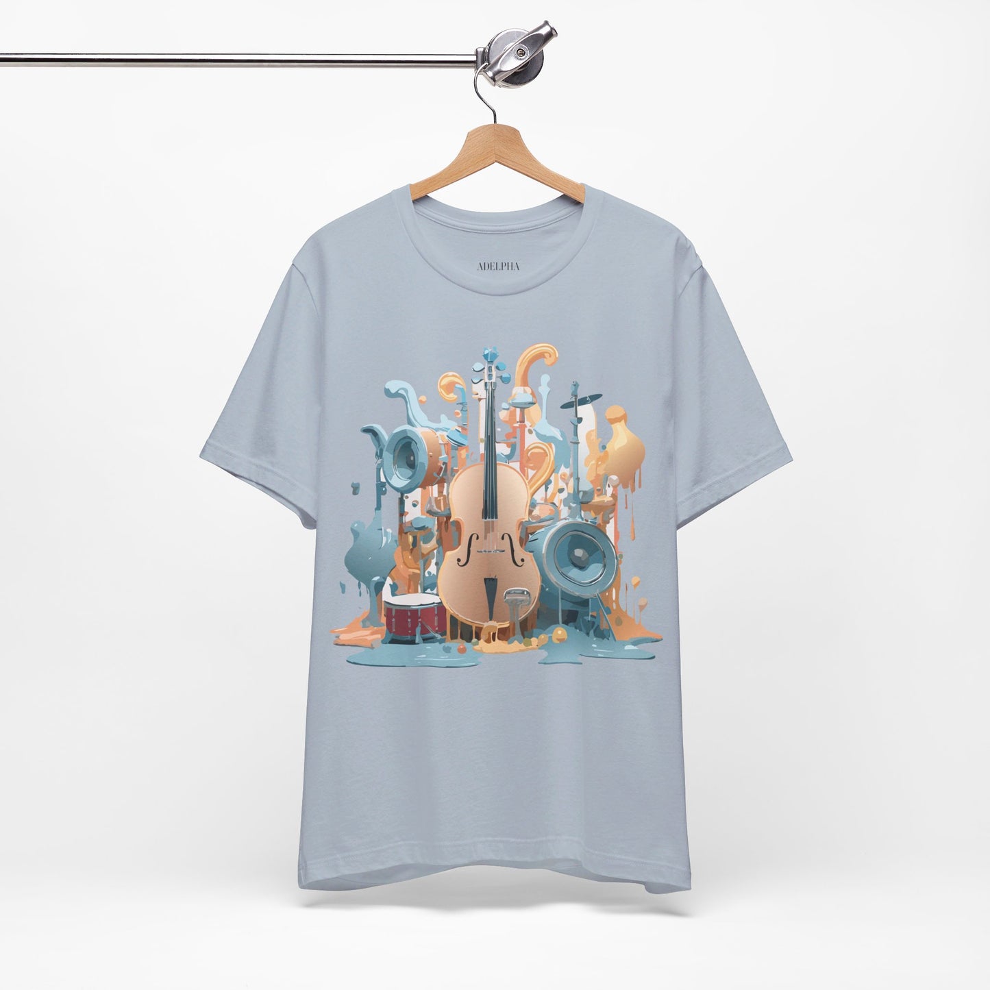 T-Shirt aus natürlicher Baumwolle – Musikkollektion