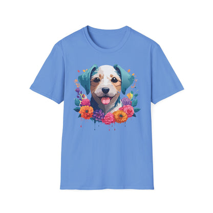Dog Shirt Unisex Animal Short Sleeve Tee Gildan Softstyle 64000 Cotton Tee