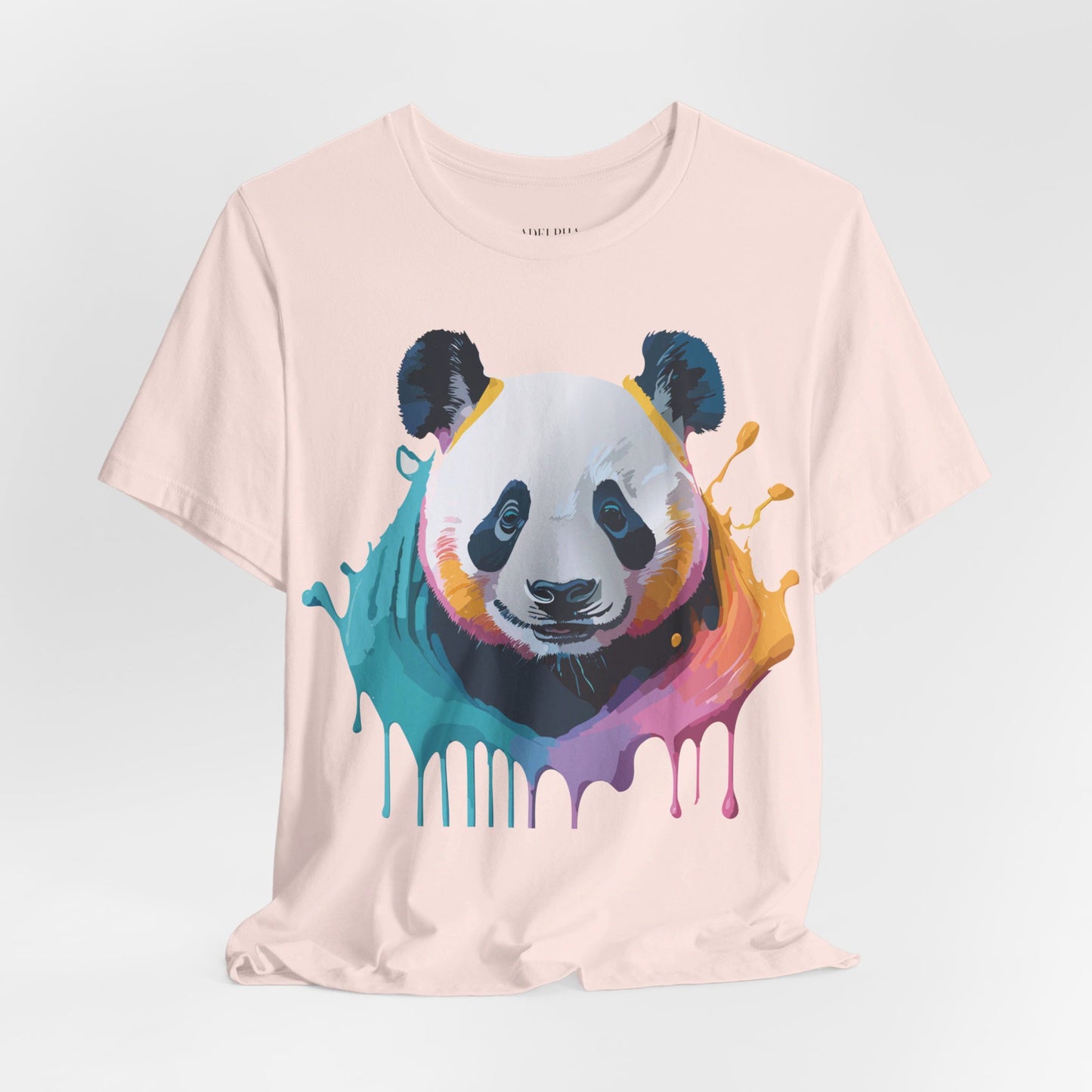 T-Shirt aus natürlicher Baumwolle mit Panda