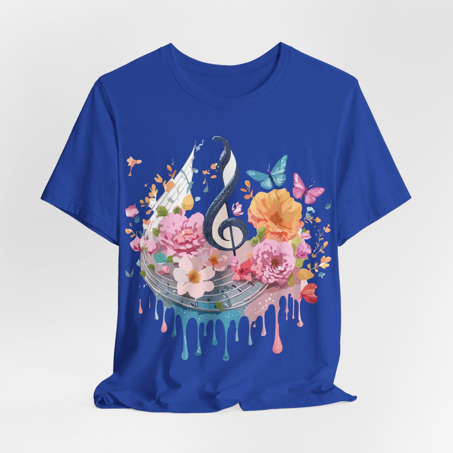 Natural Cotton Tee Shirt - Music Collection