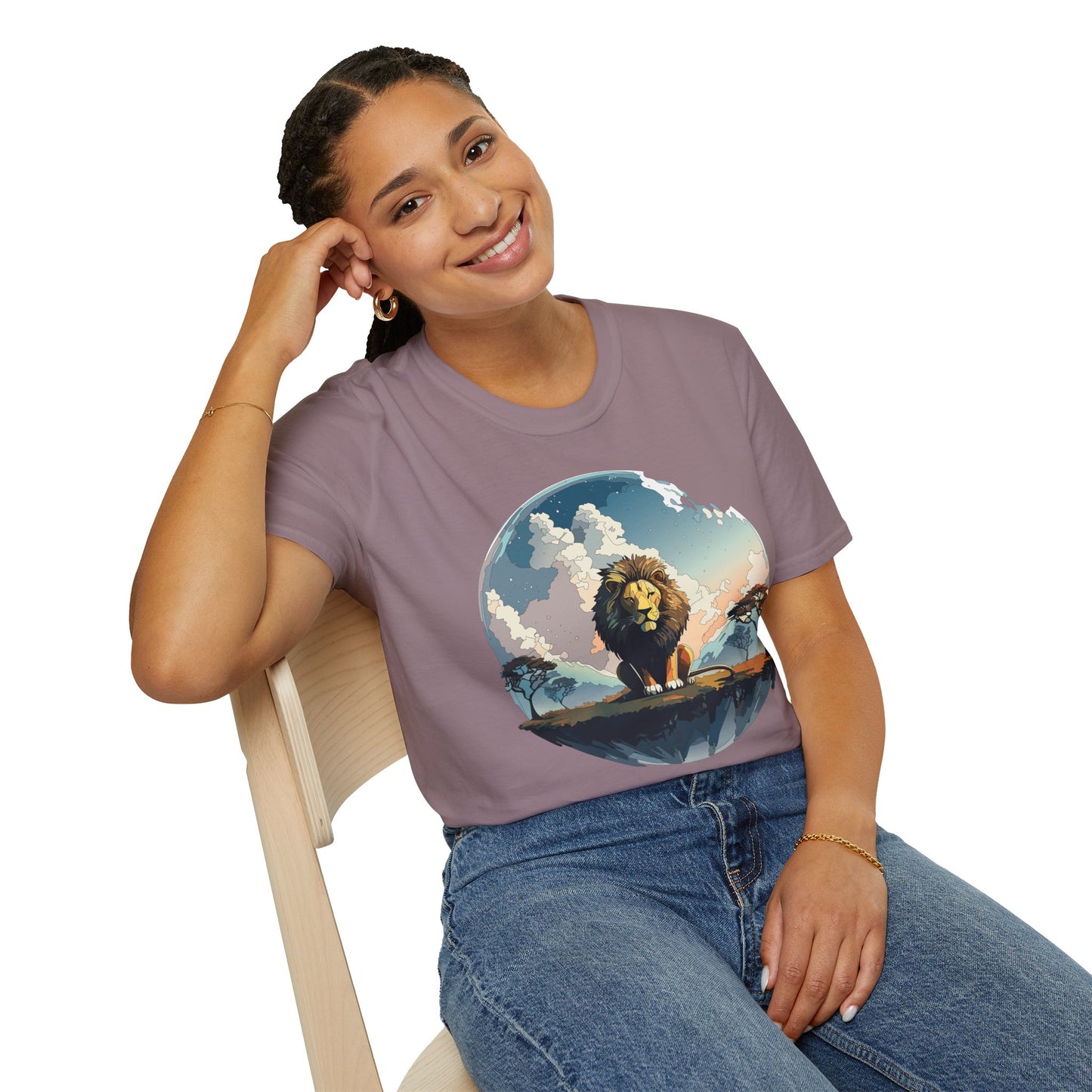 Lion Shirt, Shirt with Lion, Animal Tee, Shirt with Animals