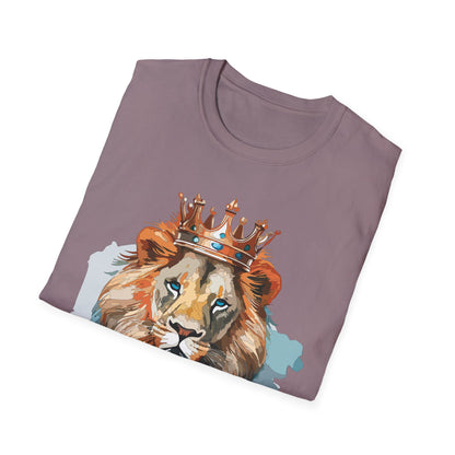 Lion Shirt Unisex Animal Tee Gildan Softstyle 64000 100 Percent Ring Spun Cotton