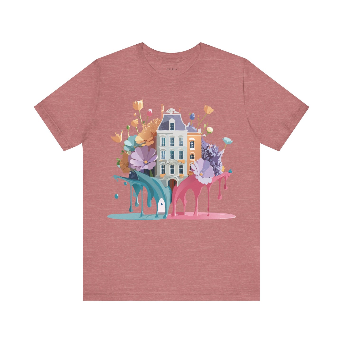 Natural Cotton Tee Shirt - Beautiful Places Collection - Amsterdam