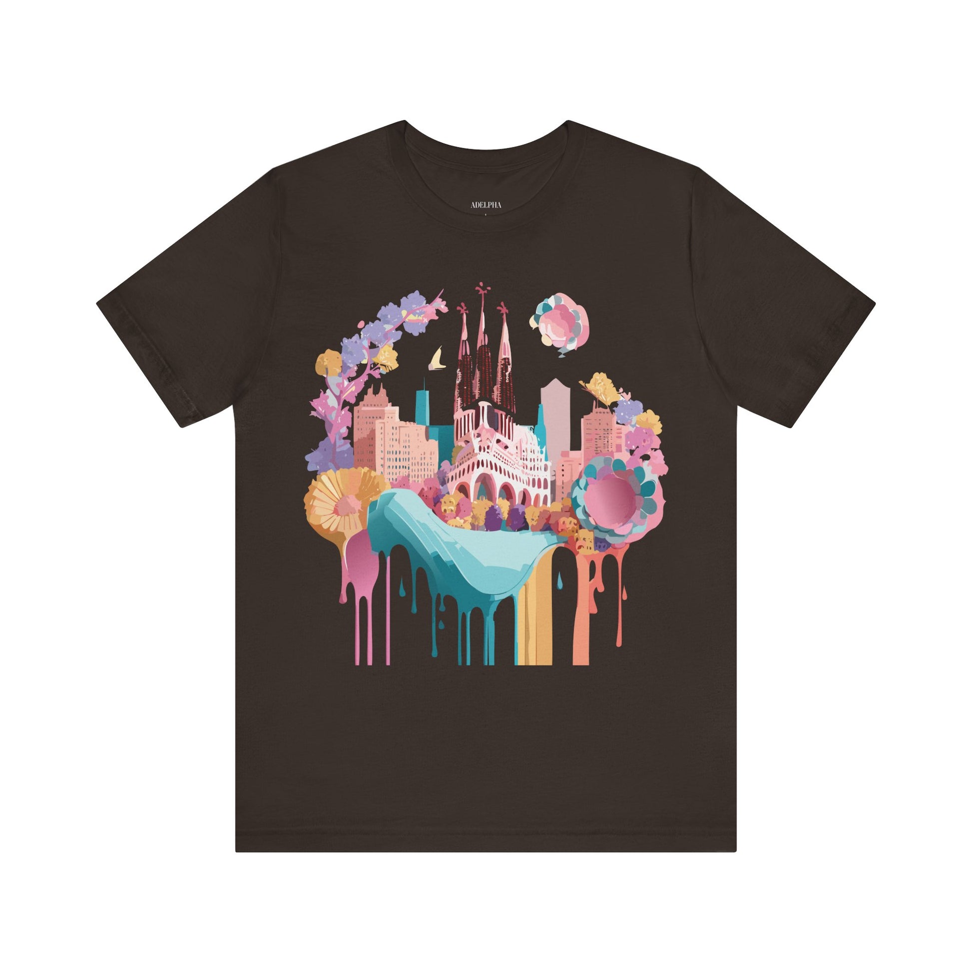 Tourist Shirt, Shirt with Barcelona - ADELPHA