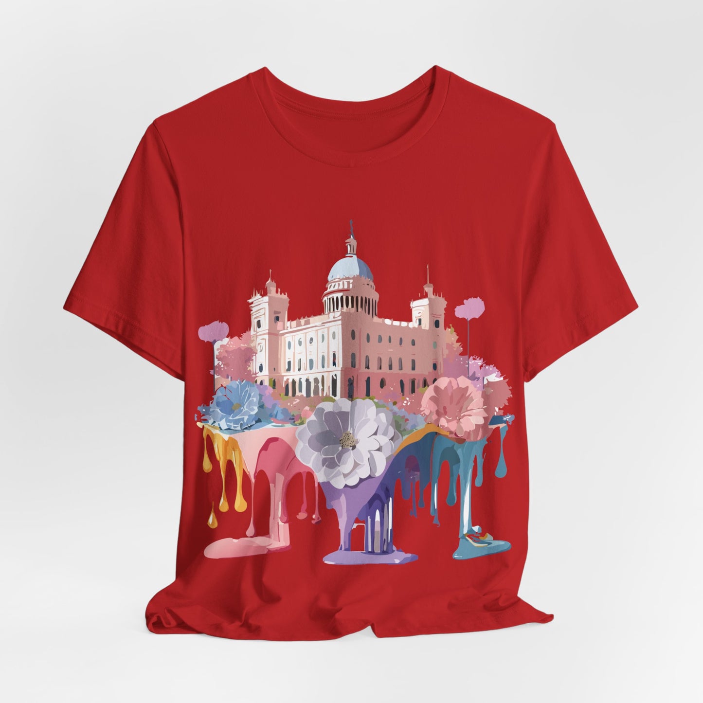 Natural Cotton Tee Shirt - Beautiful Places Collection - Madrid