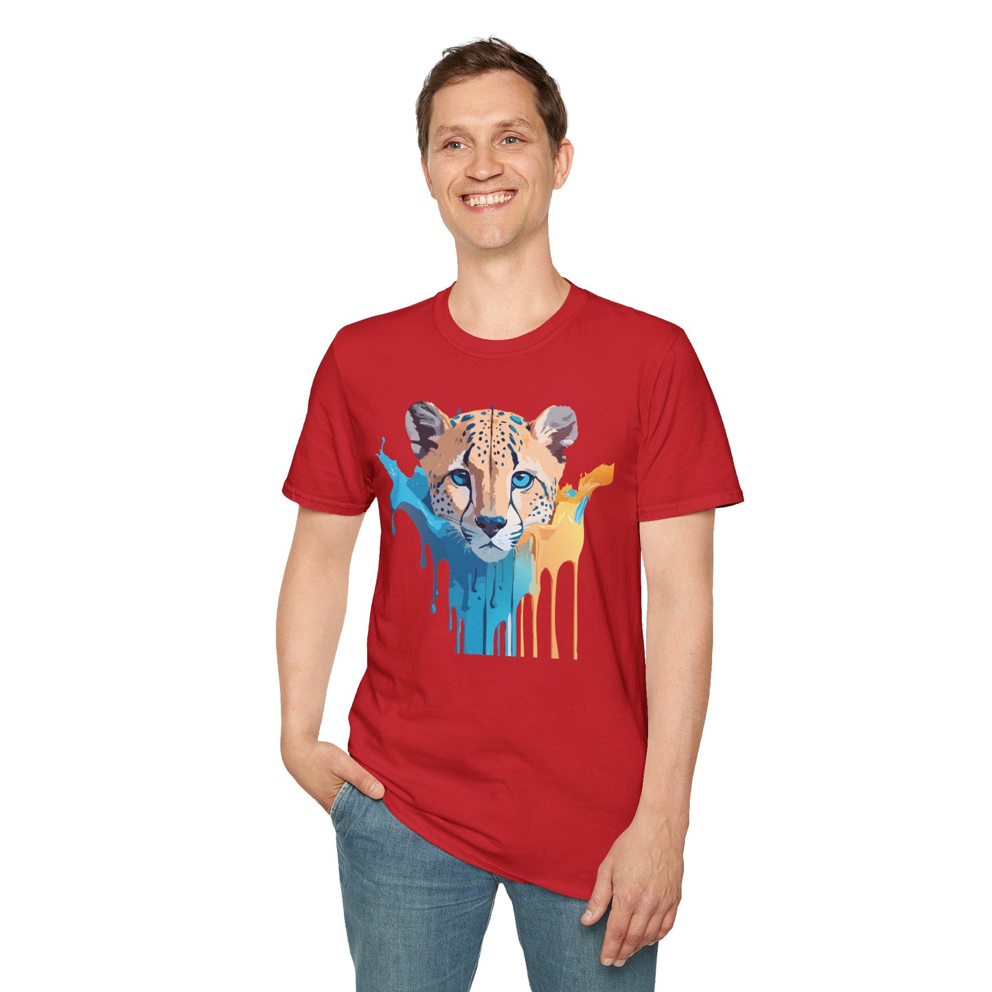 Cheetah Shirt, Shirt with Cheetah, Cheetah Tee, Shirt with Animals