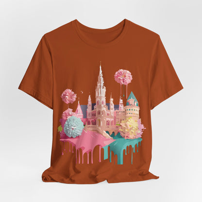 Natural Cotton Tee Shirt - Beautiful Places Collection - Vienna Printify