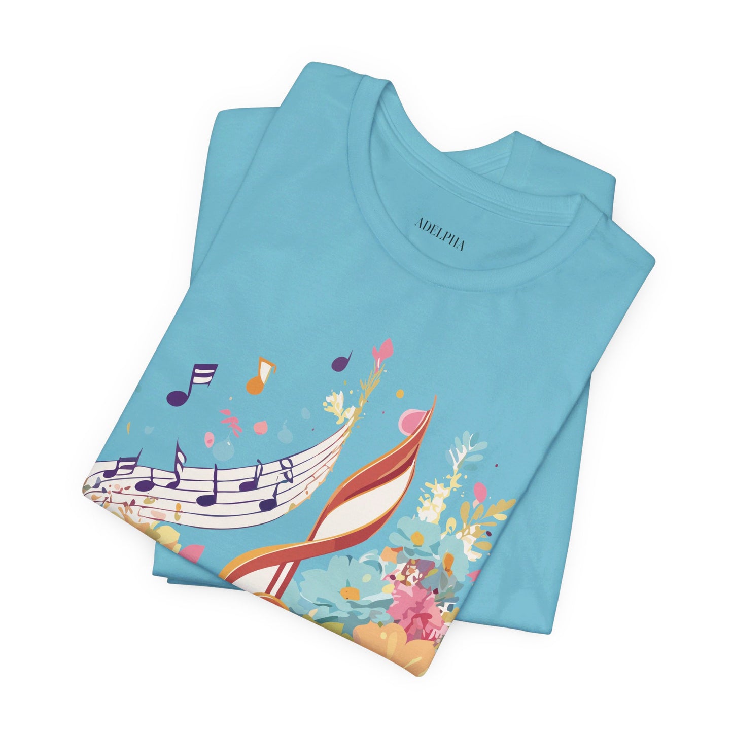 T-shirt en coton naturel - Collection Musique